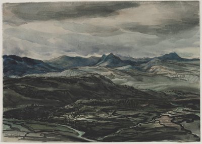 Stormvejr, Ronda, Spanien af Muirhead Bone