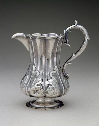 Flødekande, ca. 1846 (sølv) af Mulford and Wendell