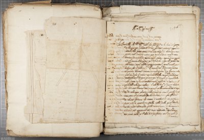 Portefølje med tegninger af Mutio Oddi fra Urbino og andre, s. 116, ca. 1635-40 (pen & blæk på papir i indbundet bind) af Muzio Oddi