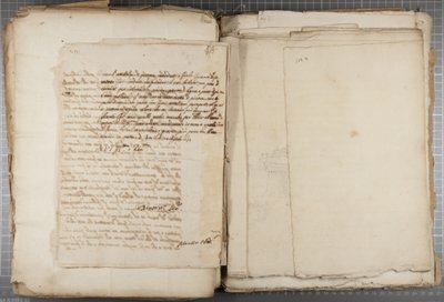 Portefølje med tegninger af Mutio Oddi af Urbino m.fl., p120, verso, ca. 1635-40 (pen og blæk på papir i indbundet bind) af Muzio Oddi