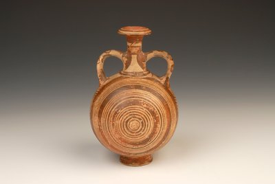 Aryballos Pilgrimskolbe 1400-1370 f.Kr. terracotta af Mycenaean