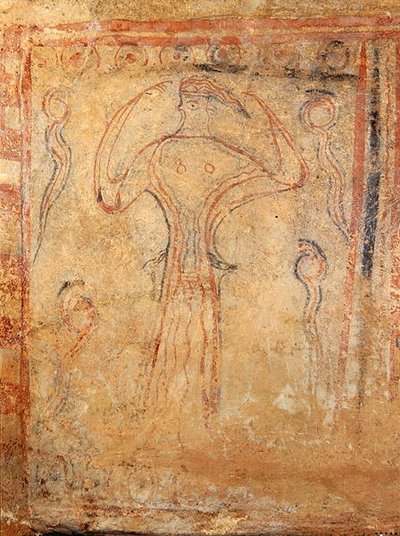 Larnax (keramik) (se også 288284-288289) af Mycenaean