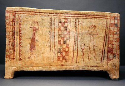 Larnax (keramik) af Mycenaean