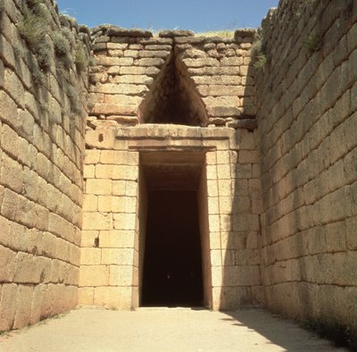 Skatkammeret i Atreus, ca. 1300 f.Kr af Mycenaean