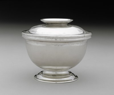 sukkerskål, ca. 1745-1775 (sølv) af Myer Myers