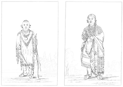 Sac and Fox Indians, 1841. af Myers and Co