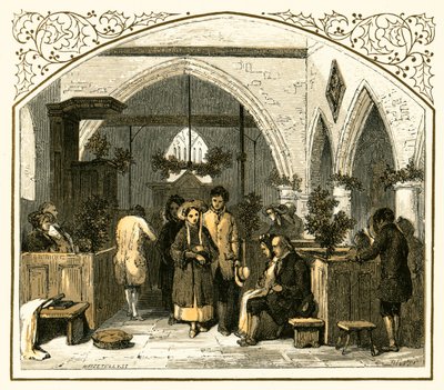 Kirkedækning i julen af Myles Birket Foster