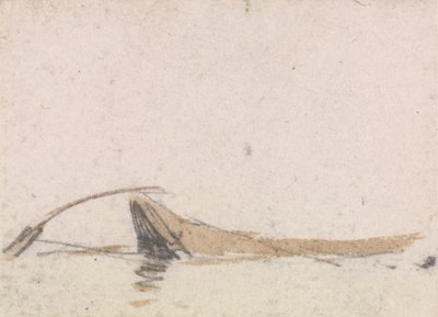 En af en gruppe på tre undersøgelser af den venetianske lagune af Myles Birket Foster