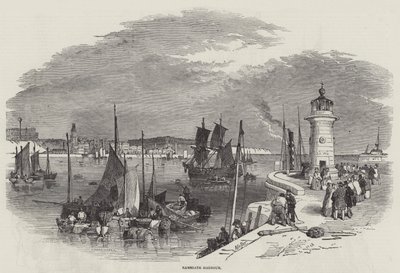 Ramsgate havn af Myles Birket Foster