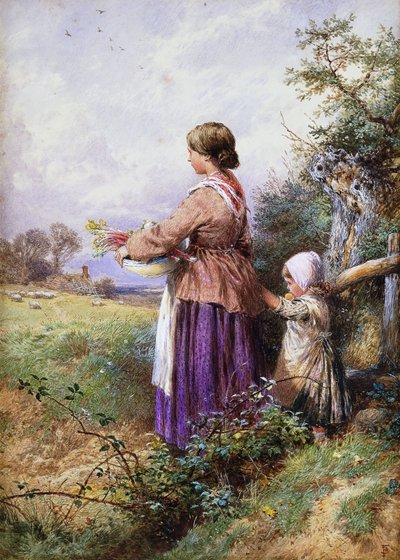 vender hjem, af Myles Birket Foster