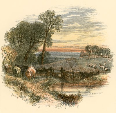 Søndag af Myles Birket Foster