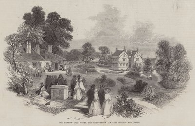 Harlow Carr Hotel og Sulphureous Alkaline Springs and Baths af Myles Birket Foster