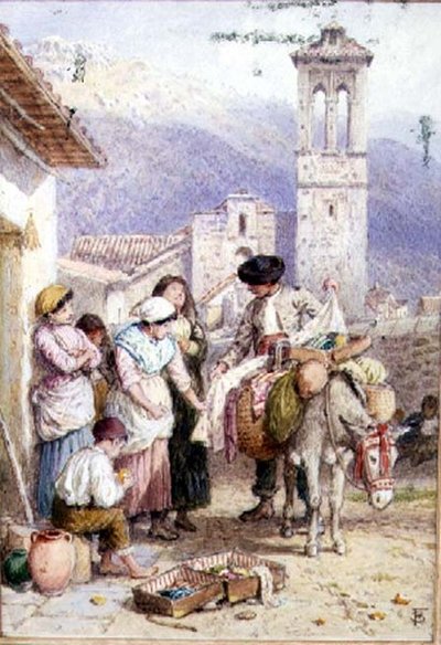 Pedleren (akvarel) af Myles Birket Foster