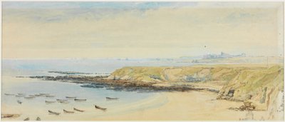 Tynemouth fra Cullercoats (kropsfarve) af Myles Birket Foster