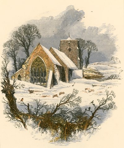 Vintersabbatsvandring af Myles Birket Foster