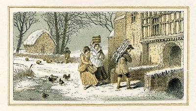 Winter af William Shakespeare af Myles Birket Foster
