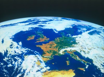 Jorden fra rummet - Europa set fra en satellit, c1980