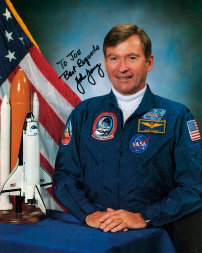 John Watts Young f. 1930, NASA-astronaut, c1990