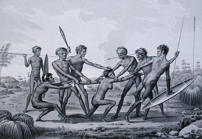 Port Jackson, New Holland: Aboriginal Pre-Marriage Ceremoni, fra 
