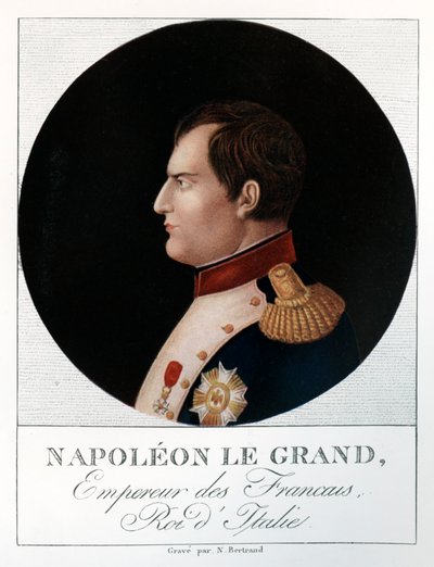 Kejser Napoleon Bonaparte, 1769-1821, 1912. af N. Bertrand