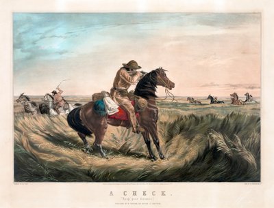Old West Sharpshooter af Currier & Ives af Currier and Ives