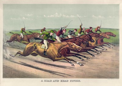 A Head and Head Finish af Currier & Ives af Currier and Ives
