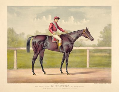 Grand Racer Kingston fra Currier & Ives af Currier and Ives