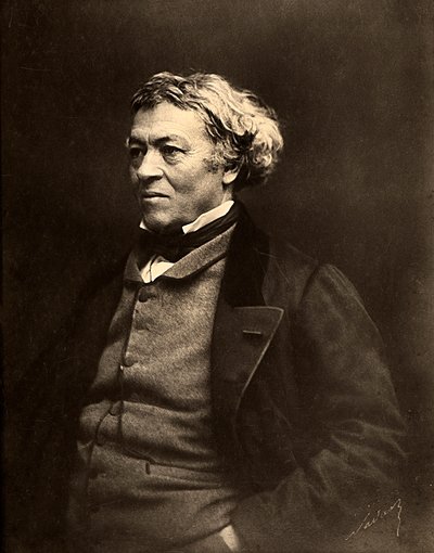 Portræt af den franske maler Jean Baptiste Camille Corot af Nadar