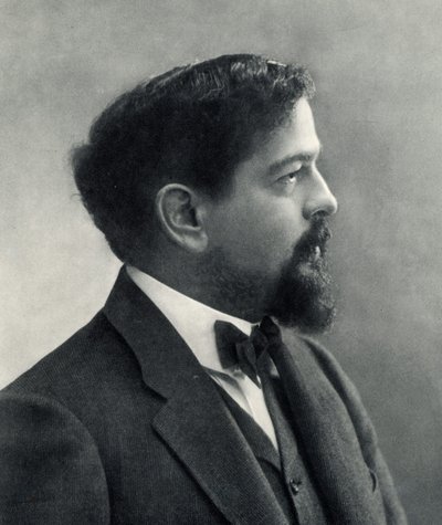 (Achille) Claude Debussy (1862-1919) af Nadar