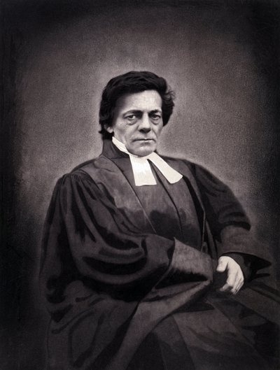 Portræt af Alphonse Monod, præst af schweizisk oprindelse (1802-1856) af Nadar
