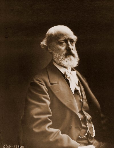 Portræt af Eugene Viollet-le-Duc (Viollet le Duc) (1814-1879), arkitekt og akvarel 1814-1879 (foto) af Nadar
