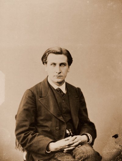 Portræt af Francois Coppee, digter 1842-1908 (foto) af Nadar