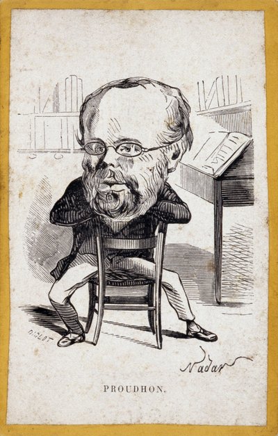 Portraits-charge (portraits charge) af Pierre-Joseph Proudhon (Pierre Joseph Proudhon af Nadar