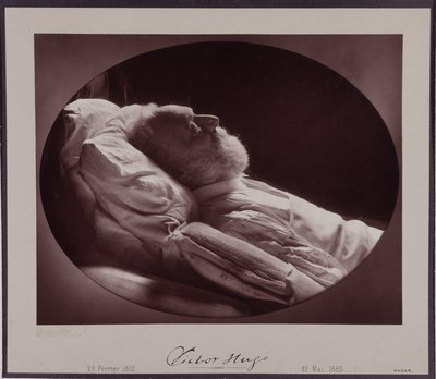 Victor Hugo på sit dødsleje, 22. maj af Nadar