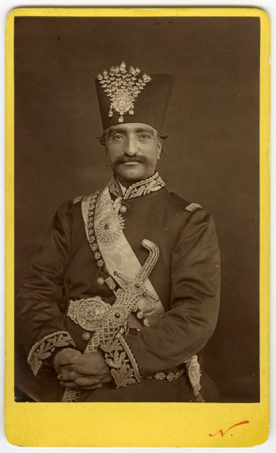 Berømt fotografi af Shahen af Iran af Nadar