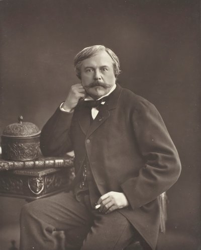 Edmond de Goncourt fransk forfatter og kritiker, 1822-1896, ca. 185376. af Nadar