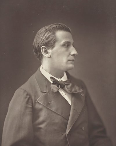 François Coppée fransk digter og romanforfatter, 1842-1908, ca. 1876. af Nadar