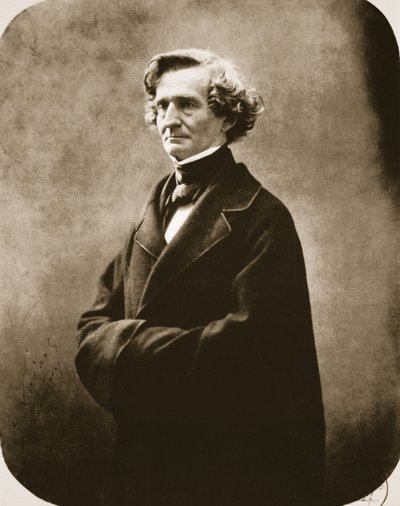 Hector Berlioz, 1863 (fotogravering) af Nadar