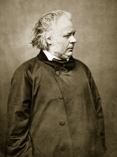 Honore Daumier (sepia-billede) af Nadar