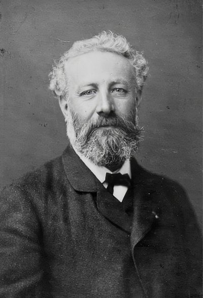 Jules Verne (1828-1905). fransk forfatter. Omkring 1880 af Nadar