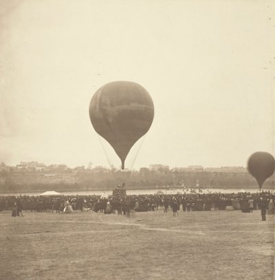 Le Geant, Champ de Mars, 18. oktober 1863, sandsynligvis trykt 188089. af Nadar