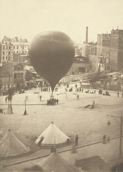 Neptunen, Place Saint-Pierre i Montmartre, 23. september 1870. af Nadar
