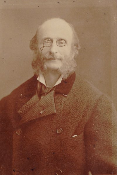 Portræt af Jacques Offenbach 1819-1880, 1870. af Nadar