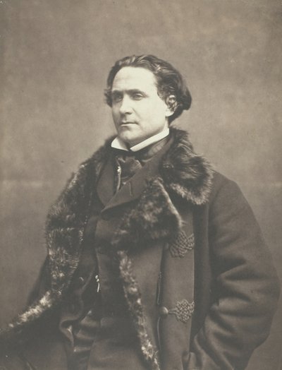 Portræt af La Fontaine, ca. 1854-1860. af Nadar