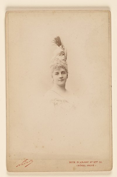 [Grevinde Hélène de Pourtalès] af Nadar [Gaspard Félix Tournachon]