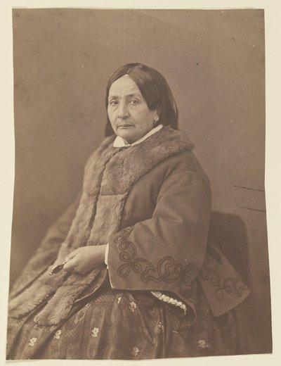 Fru Eugénie Niboyet af Nadar [Gaspard Félix Tournachon]