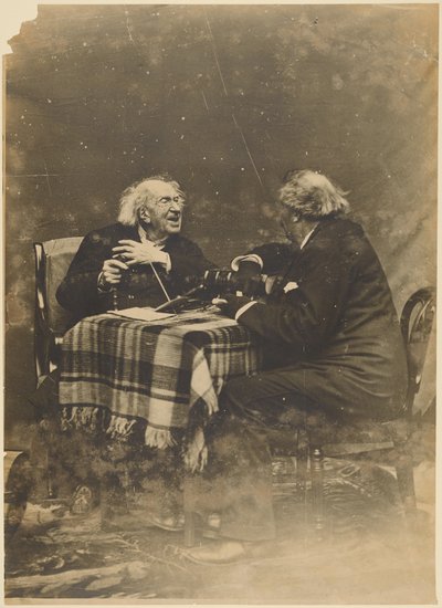 [Nadar med Marie-Eugene Chevreul på hans 100-års fødselsdag]. af Nadar [Gaspard Félix Tournachon]