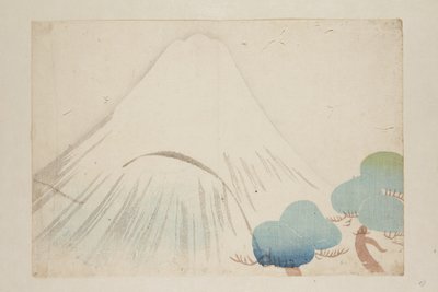 Fuji (træblok i farver) af Nakamura Hochu