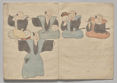 Scene fra The Kōrin Picture Book (bind 1) af Nakamura Hochu