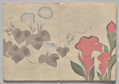 Scene fra The Kōrin Picture Book (bind 1) af Nakamura Hochu